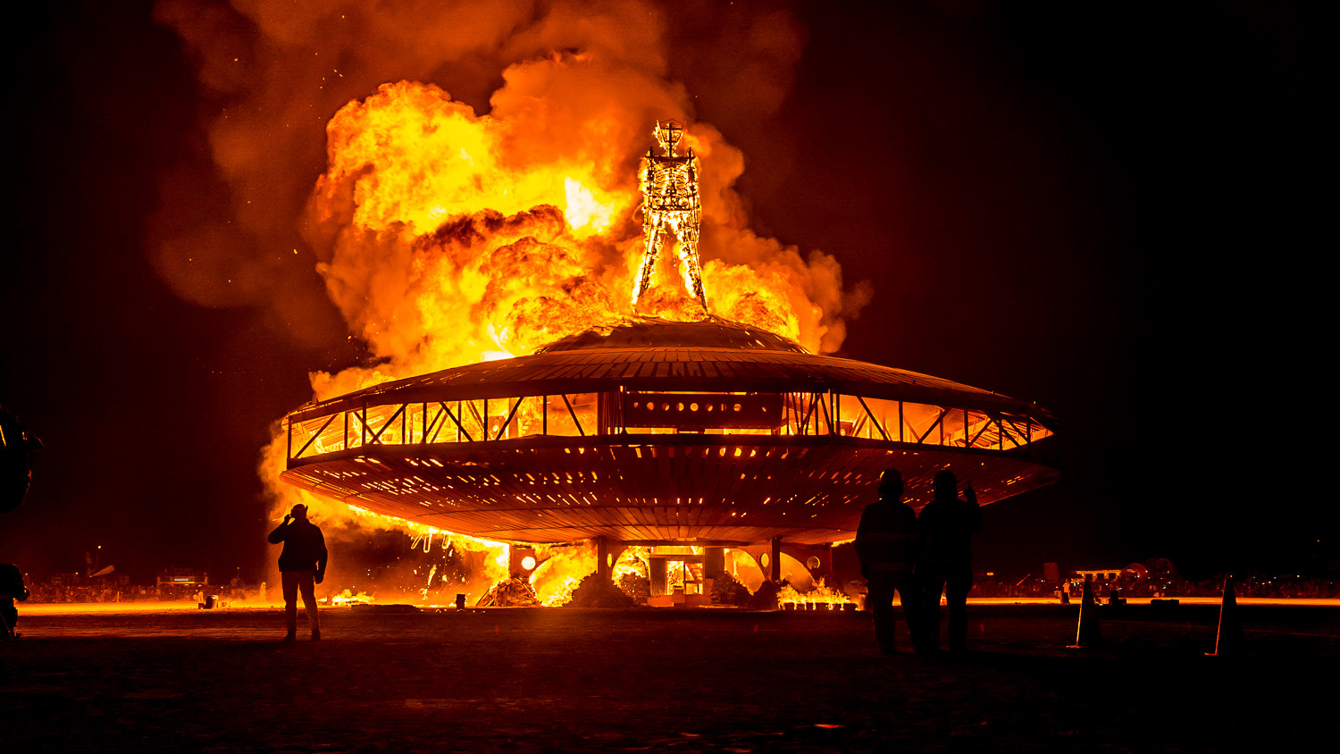Burning Man Festival in Black Rock, Nevada