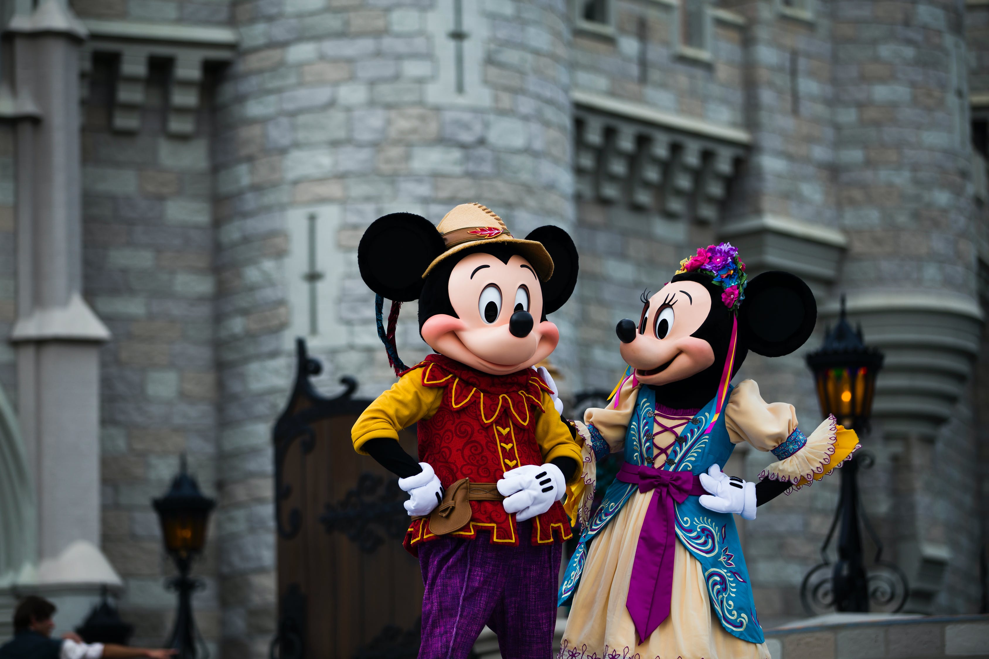 Mickey and Minnie Mouse