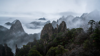 Misty Mountains in China