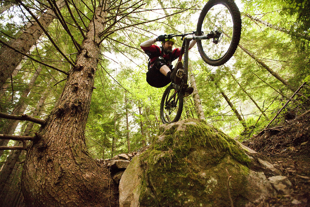 Biking Over Rocks